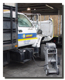 Napa Truck on Battery/Alternator System Check.